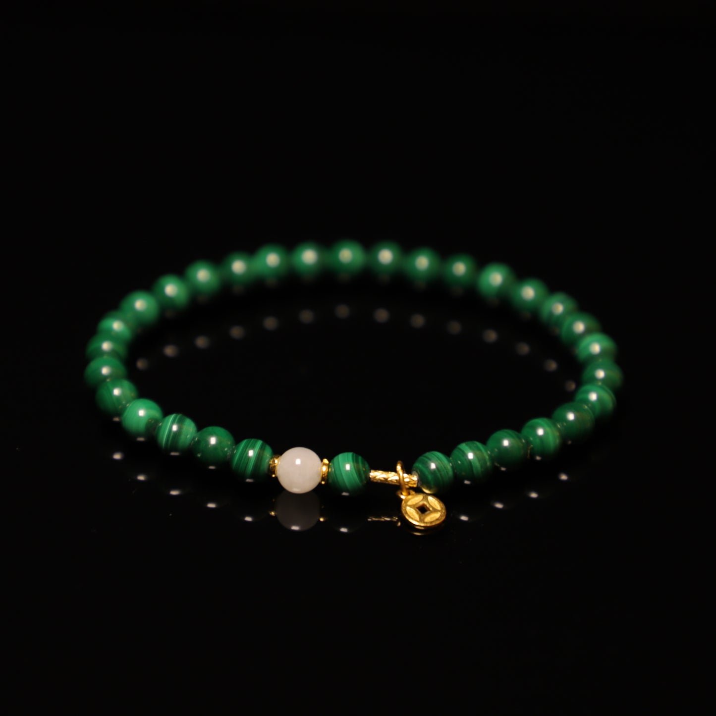 Malachite bracelet I(5mm)