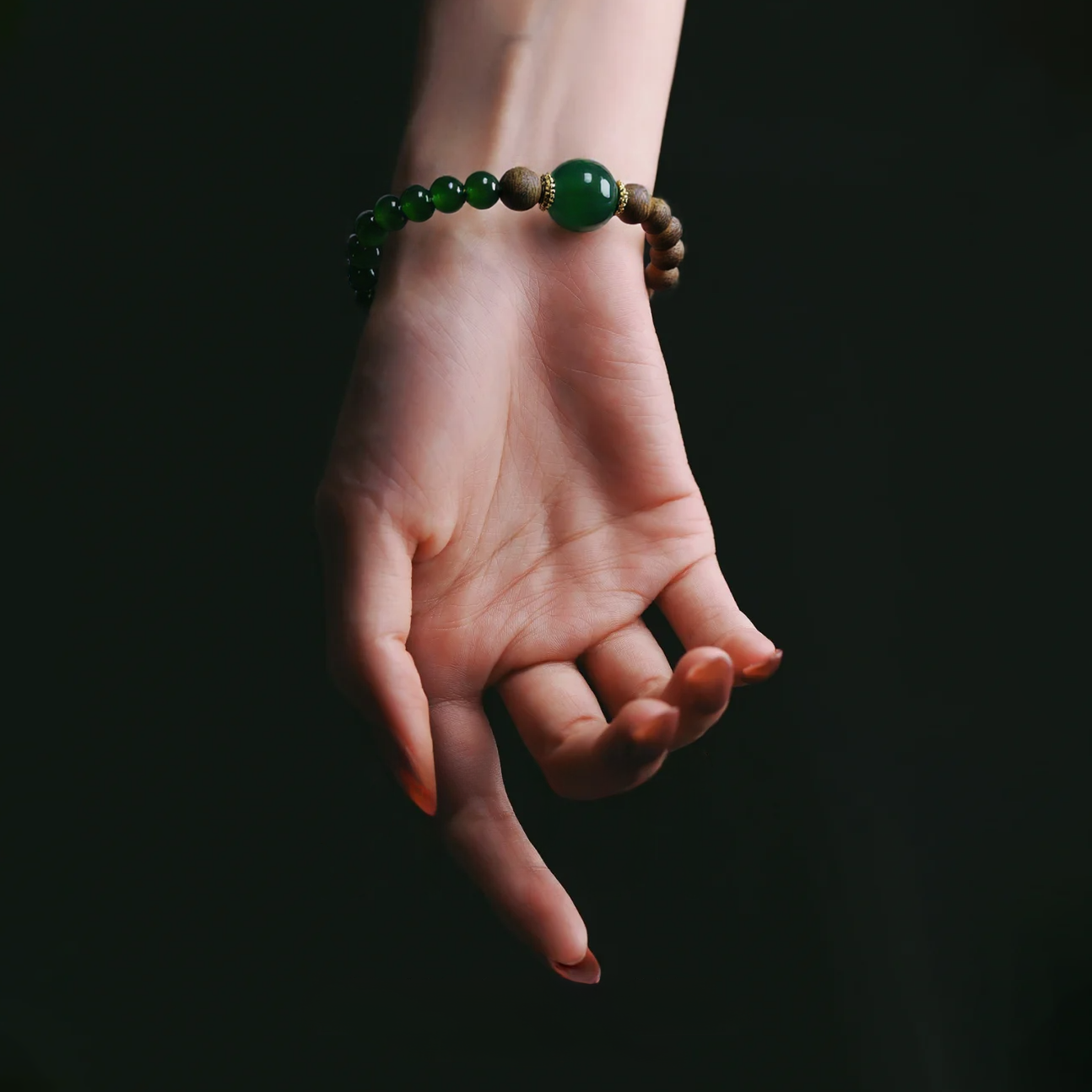 Agarwood-Jasper Bracelet