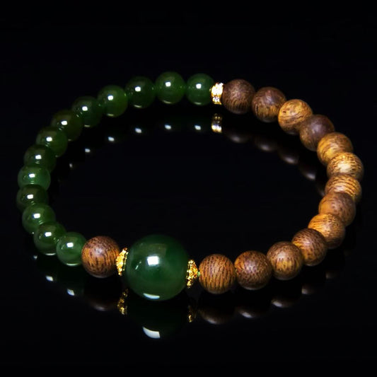 Agarwood-Jasper Bracelet