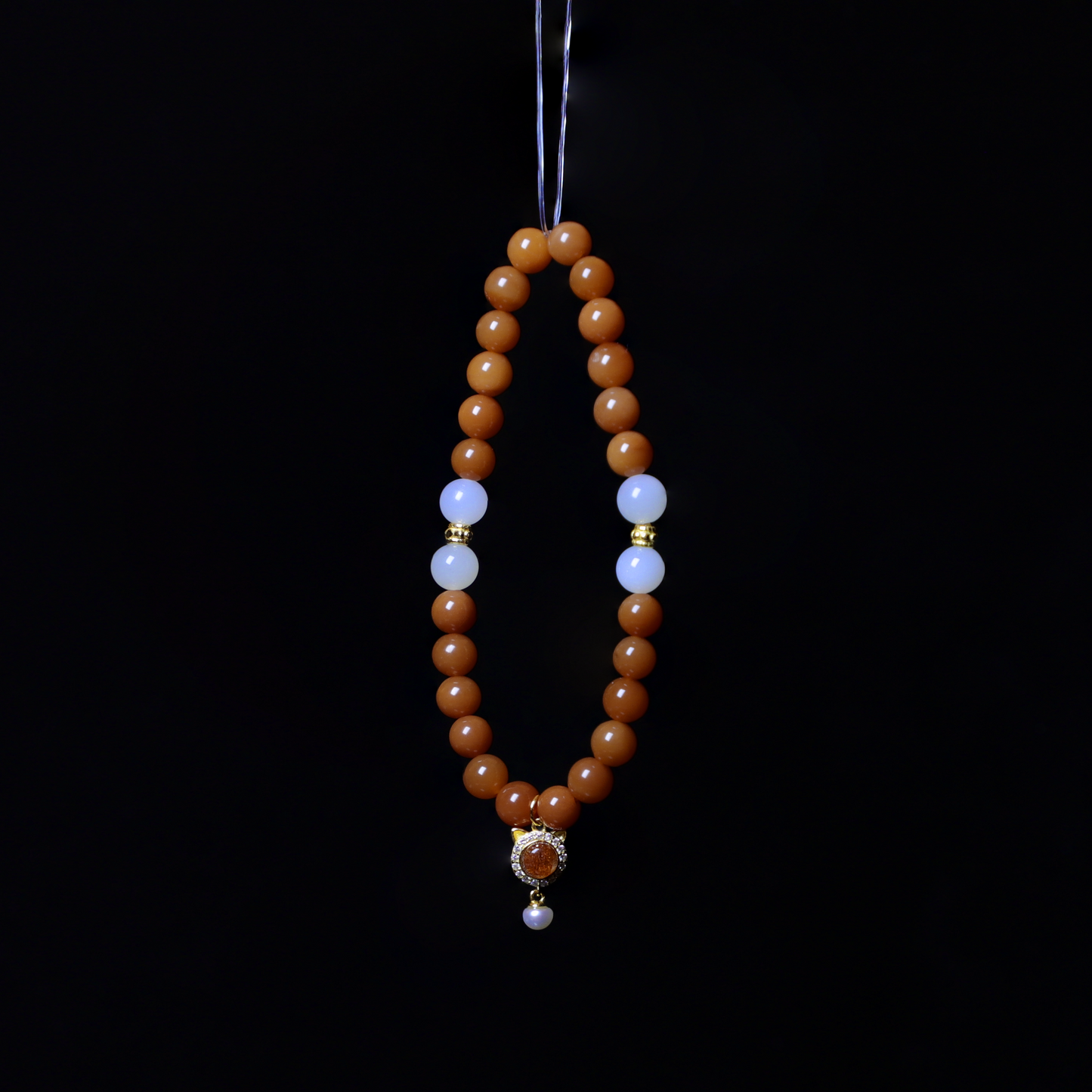Quartz jade bracelet II(6mm)