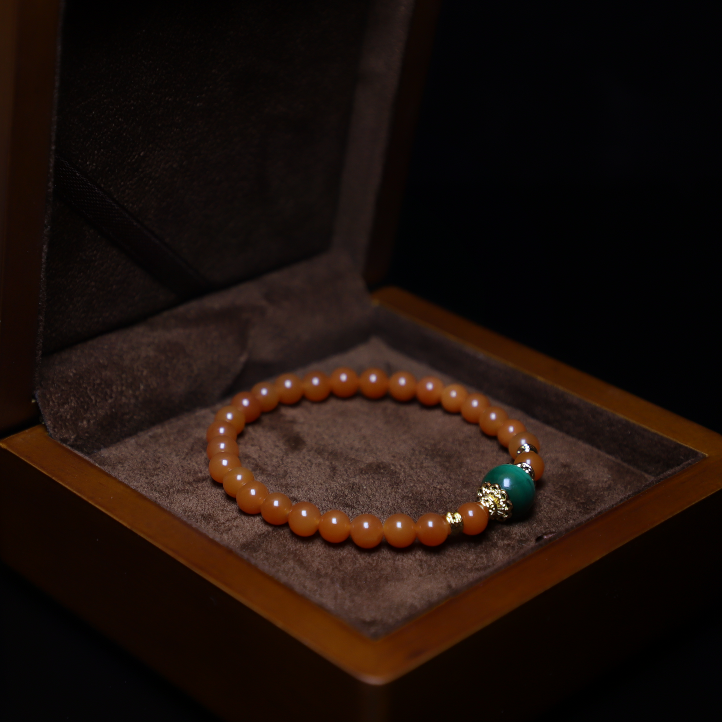 Quartz jade bracelet I(6mm)