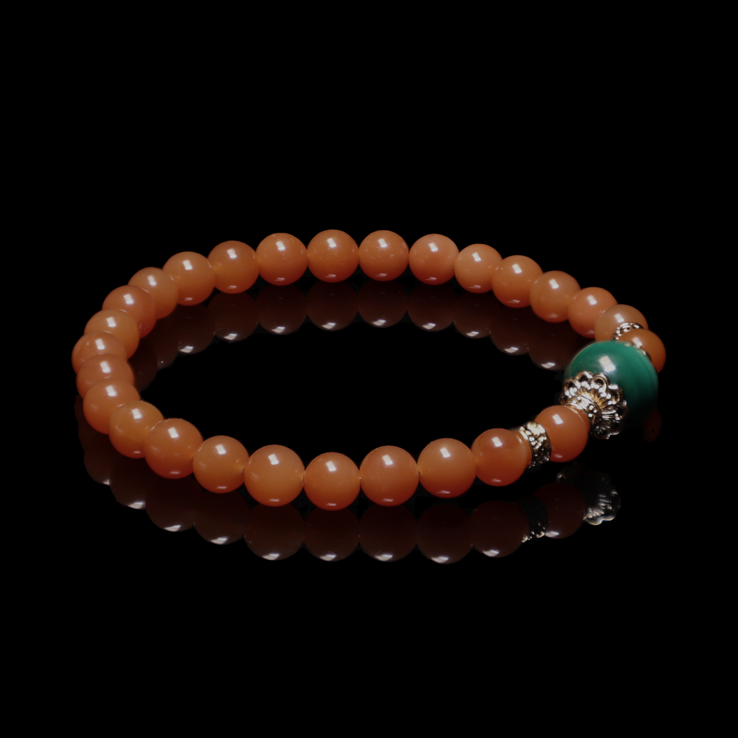 Quartz jade bracelet I(6mm)