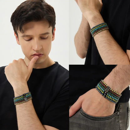 Natural Miyuki Seed Bead Bracelet II — 4mm