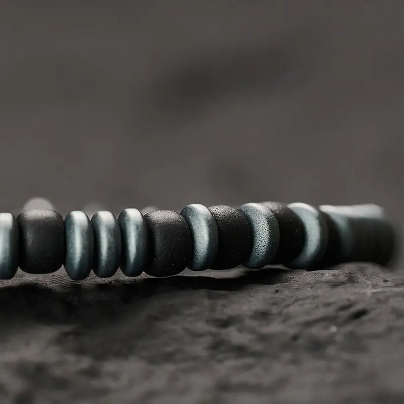 Black Night Miyuki Seed Beads Bracelet I — 4mm