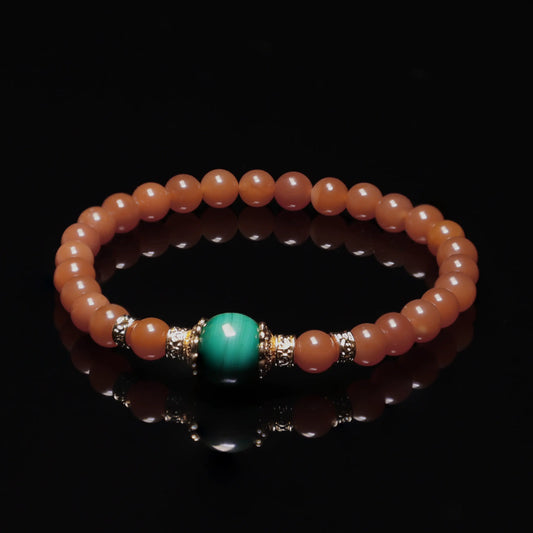 Quartz jade bracelet I（6mm）