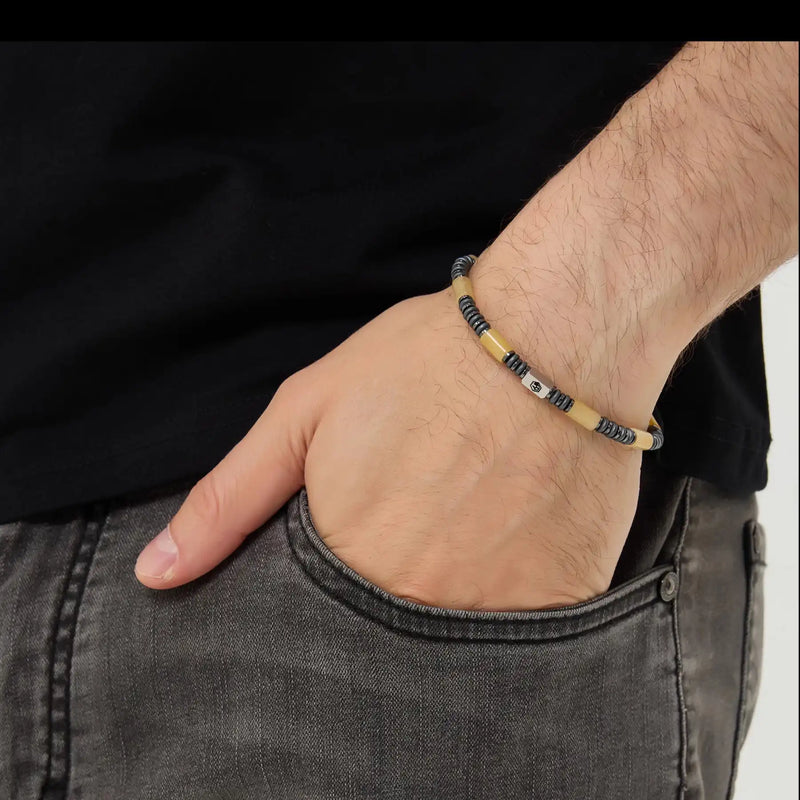 Yellow Jade Bracelet — 6mm