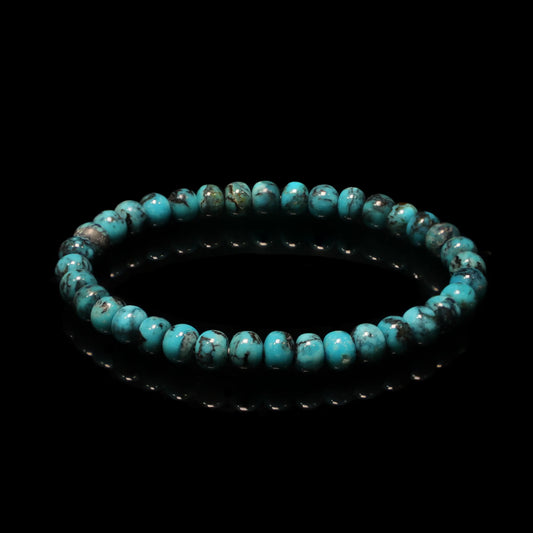 Turquoise Hematite Bracelet VI(6mm)