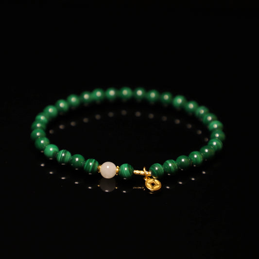 Malachite bracelet I(5mm)