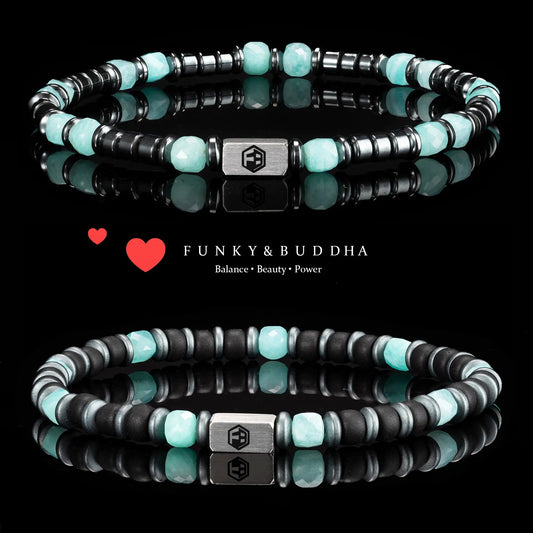 Twin Soul Harmony Bracelets — Couple Edition（4mm）