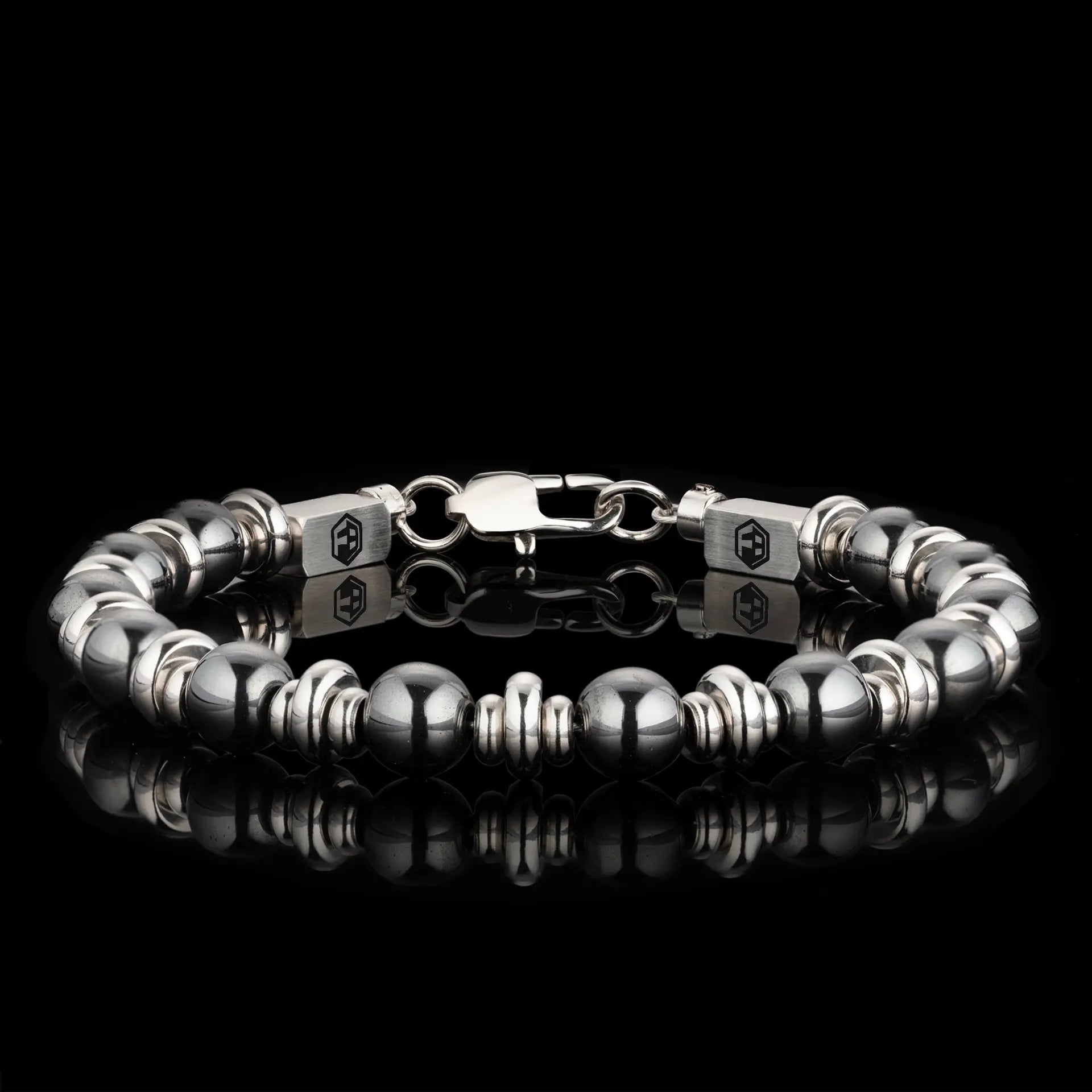 Hematite Guardian Couples Bracelet — 6mm