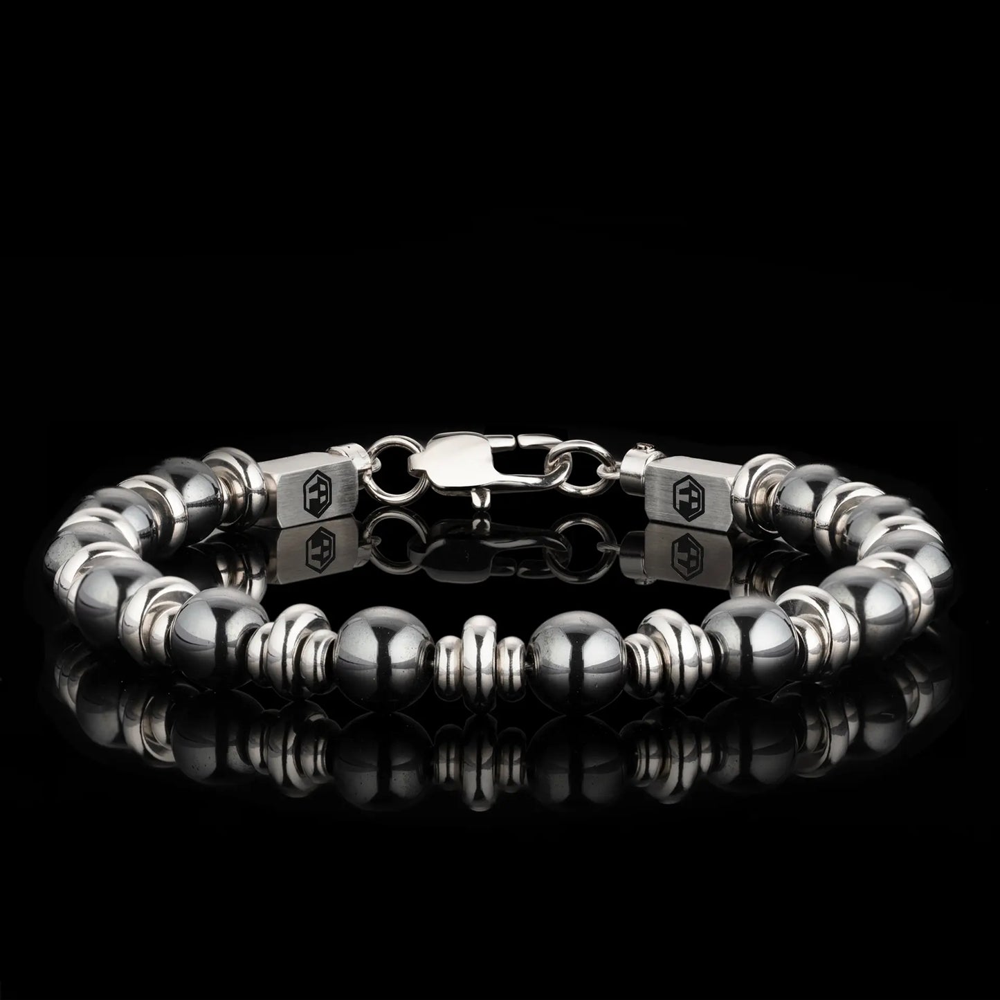 Hematite Guardian Couples Bracelet — 6mm