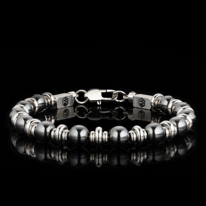Hematite Guardian Couples Bracelet — 6mm