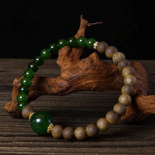 Agarwood-Jasper Bracelet