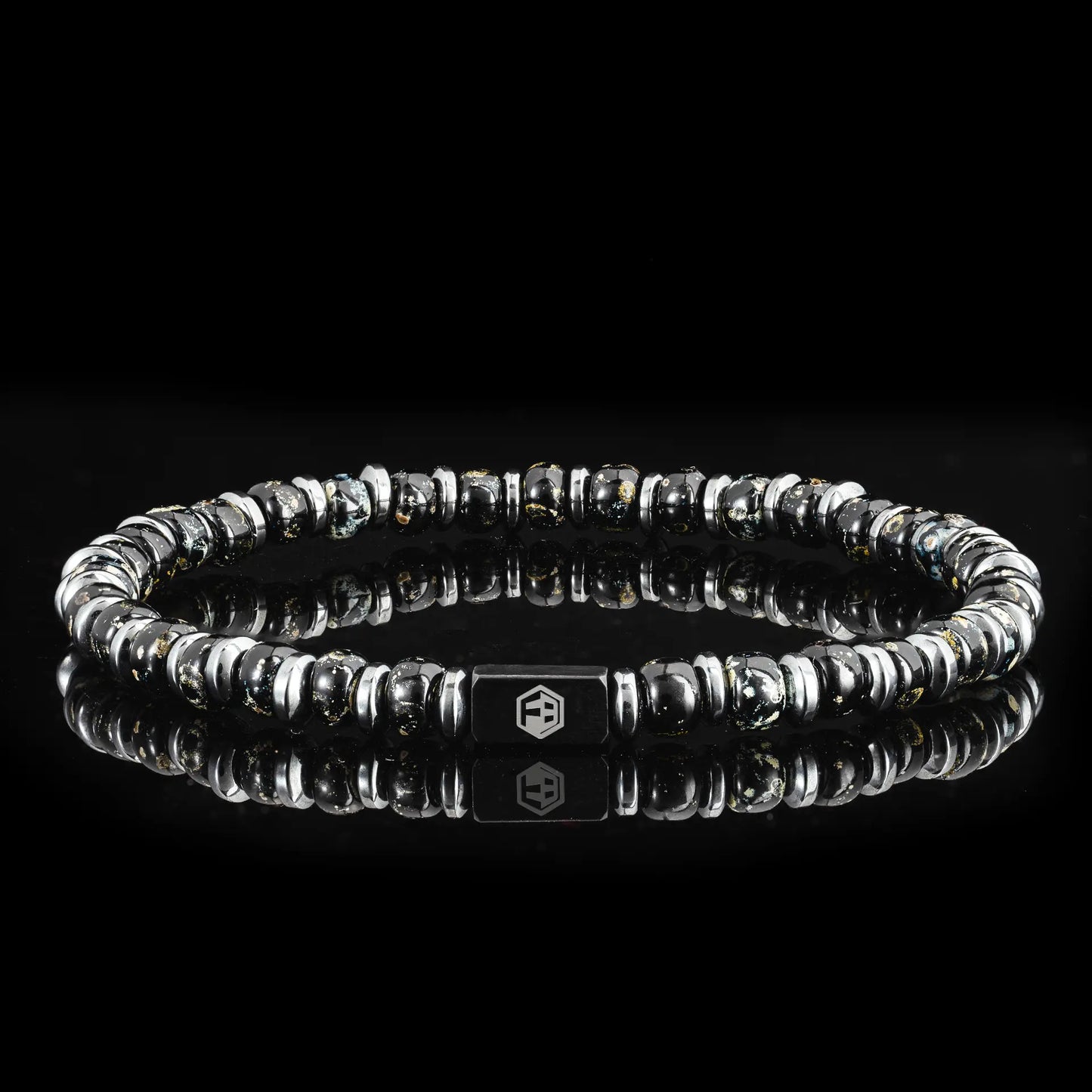 Black Night Miyuki Seed Beads Bracelet — 4mm