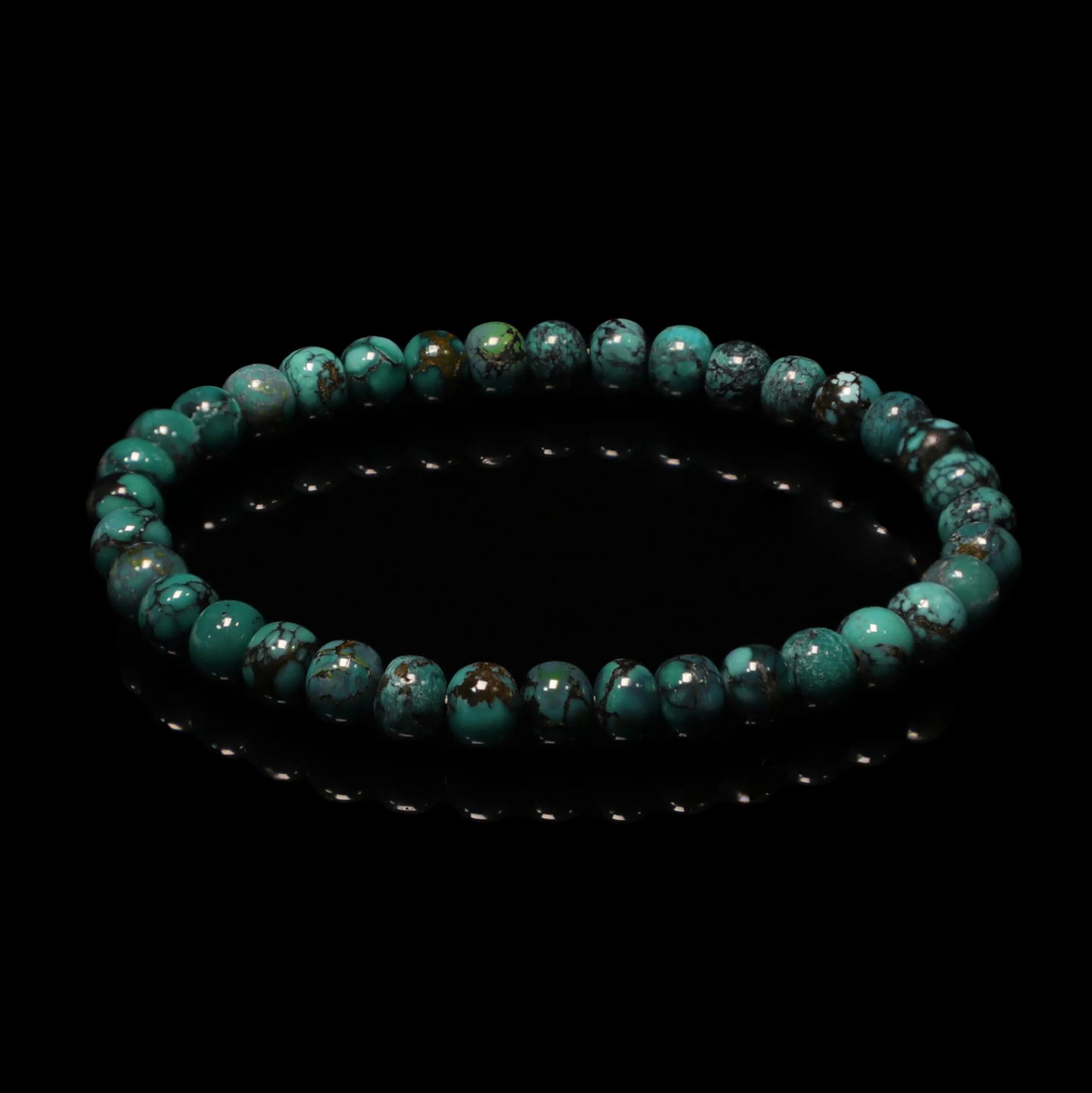 Turquoise Hematite Bracelet V(6mm)