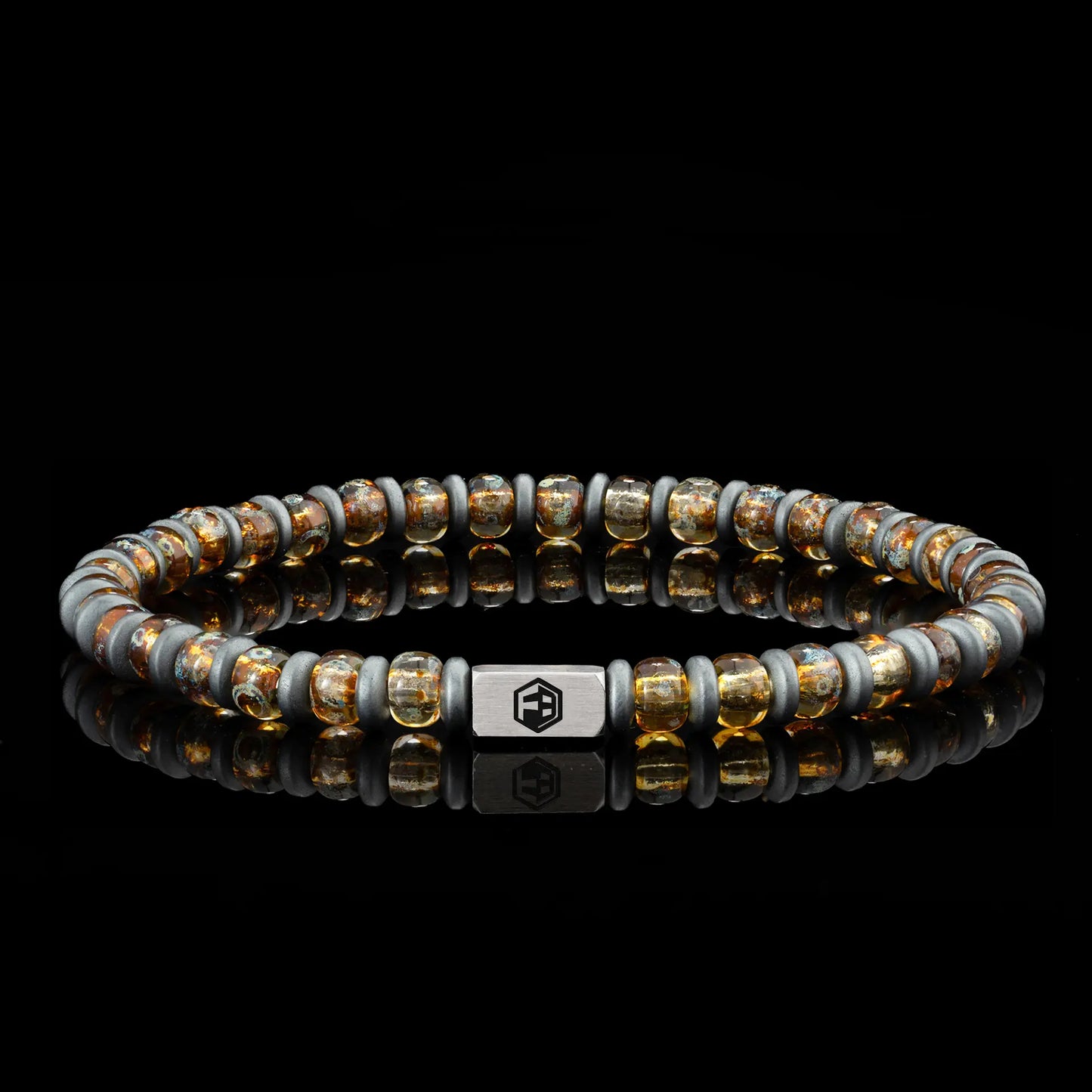 Liquid Sunshine Miyuki Seed Beads Bracelet — 4mm