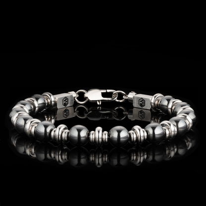 Hematite Guardian Couples Bracelet — 6mm