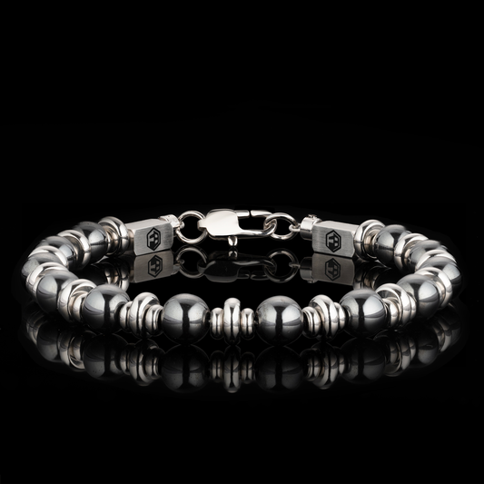 Hematite Guardian Couples Bracelet — 6mm