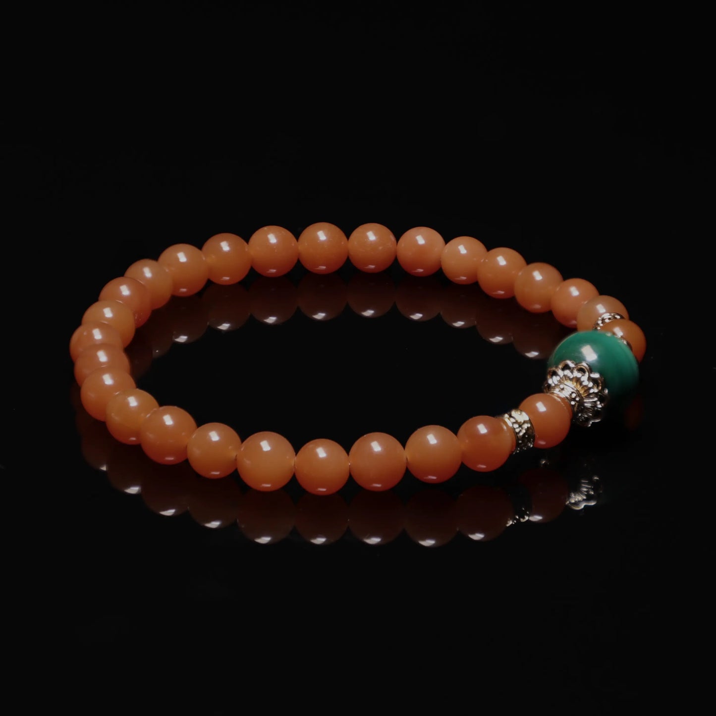 Quartz jade bracelet I（6mm）