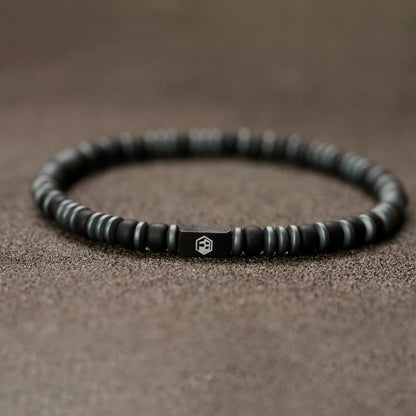 Black Night Miyuki Seed Beads Bracelet I — 4mm