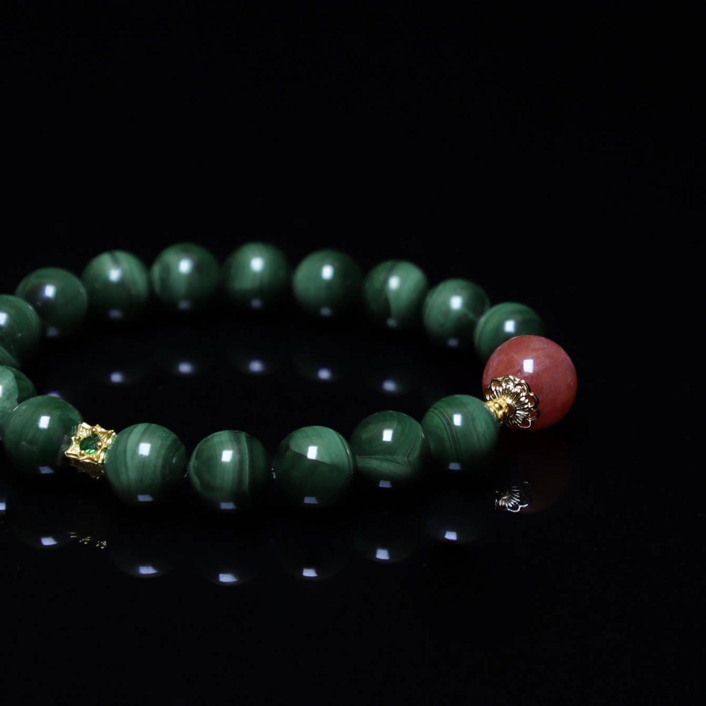 กำไลมาลาไคต์ II (10 มม.)