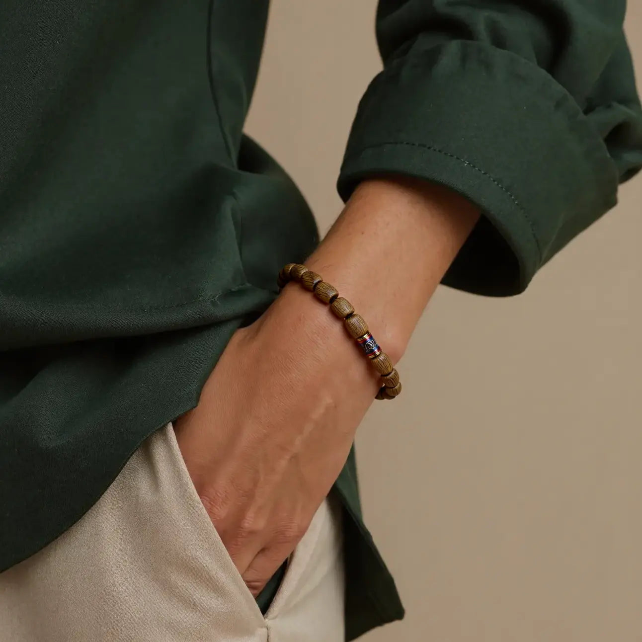 กำไลไม้กฤษณาโบราณ II (7 มม.) 