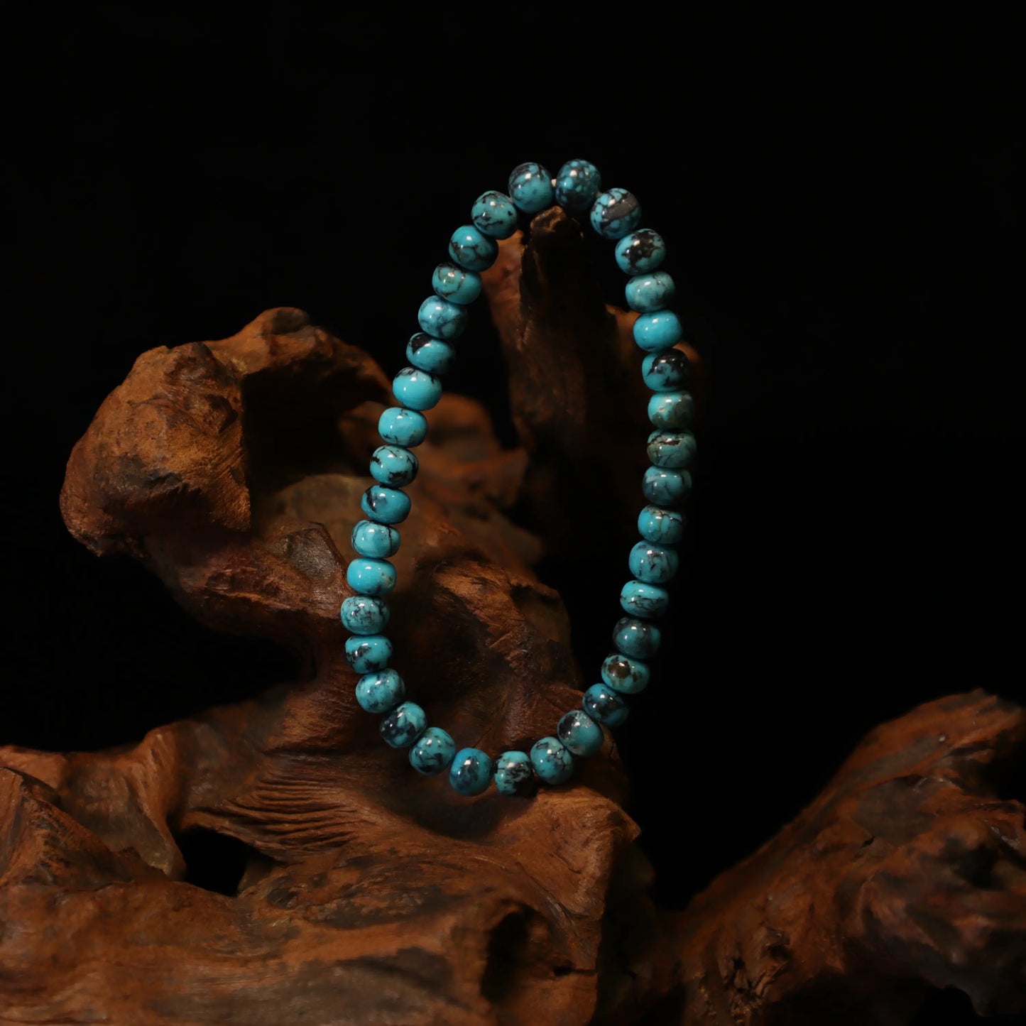 Turquoise Hematite Bracelet VI(6mm)