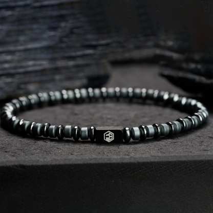 Black Hematite Bracelet — 4mm