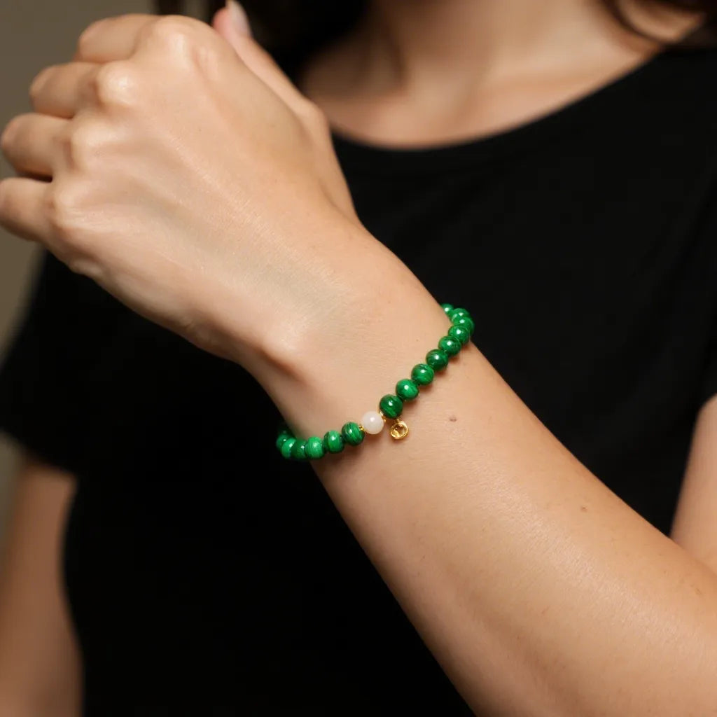 Malachite bracelet I(5mm)