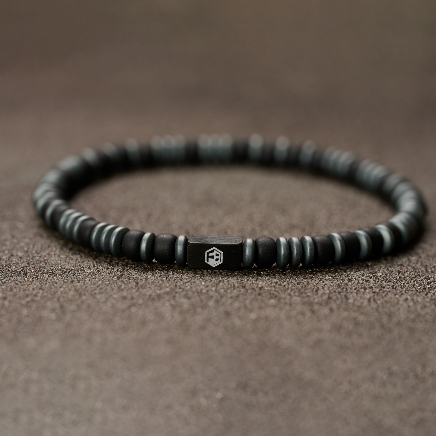 Black Night Miyuki Seed Beads Bracelet I — 4mm