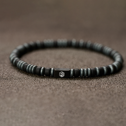 Black Night Miyuki Seed Beads Bracelet I — 4mm