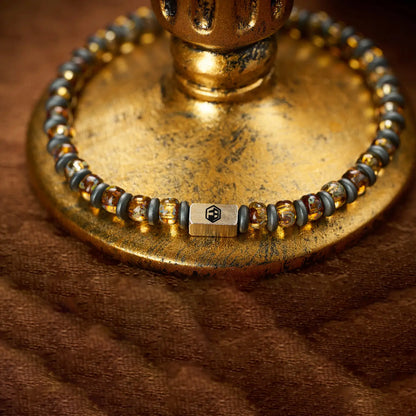 Liquid Sunshine Miyuki Seed Beads Bracelet — 4mm