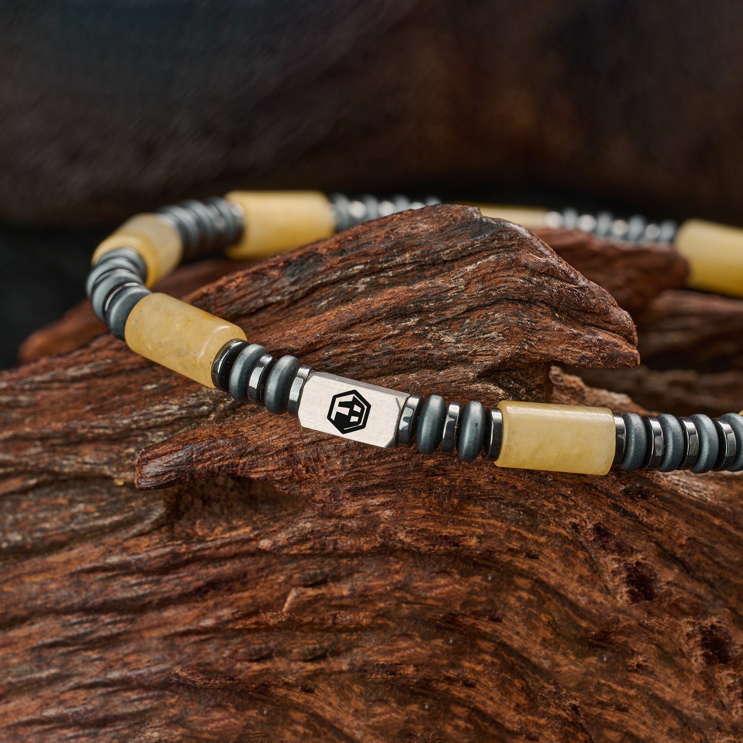 Yellow Jade Bracelet — 6mm