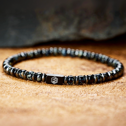 Black Night Miyuki Seed Beads Bracelet — 4mm