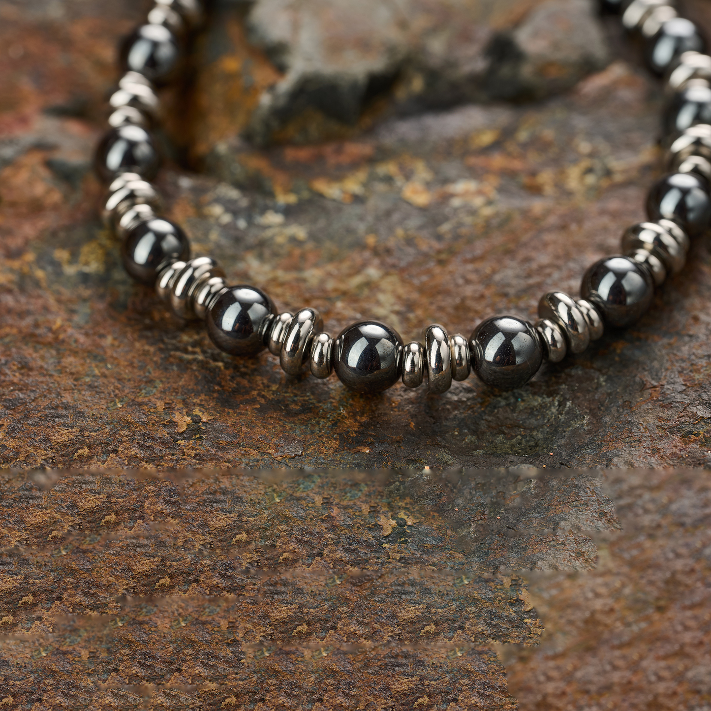 Hematite Guardian Couples Bracelet — 6mm