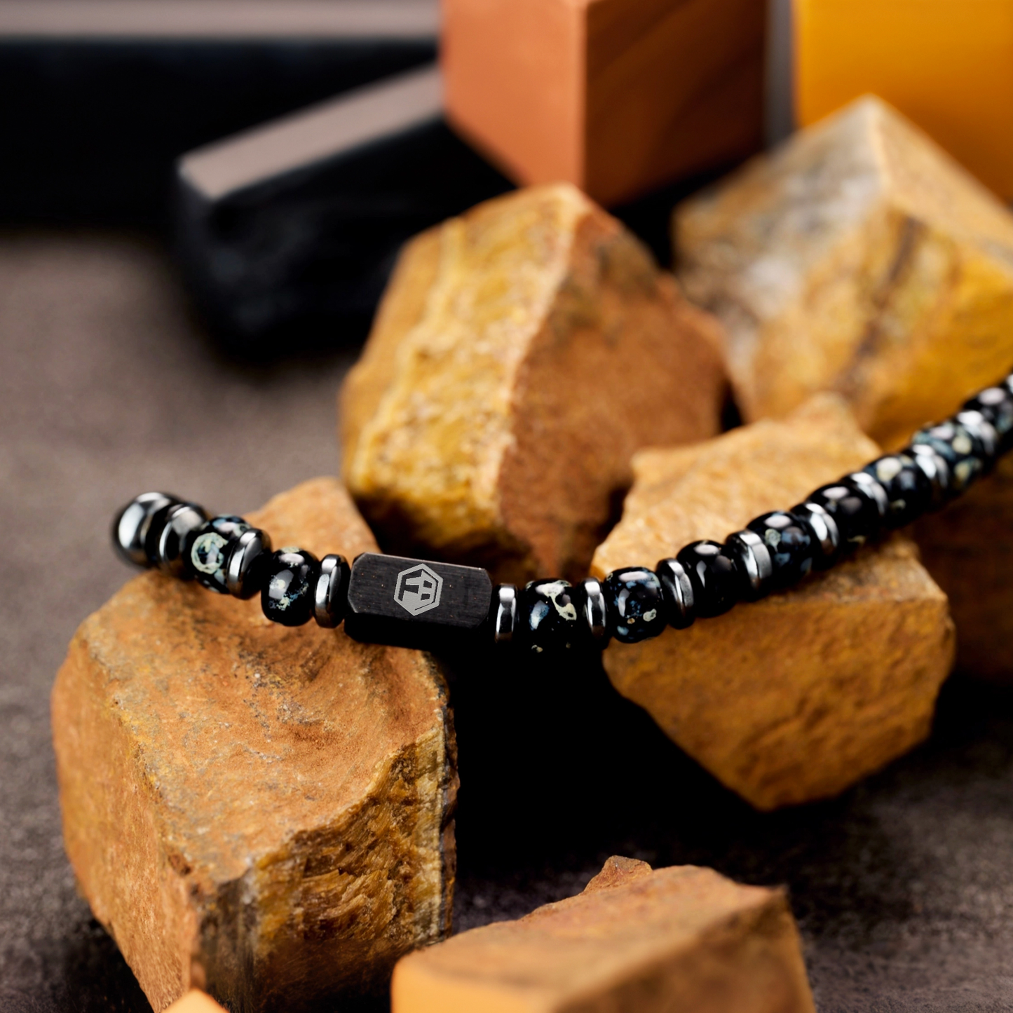 Black Night Miyuki Seed Beads Bracelet — 4mm