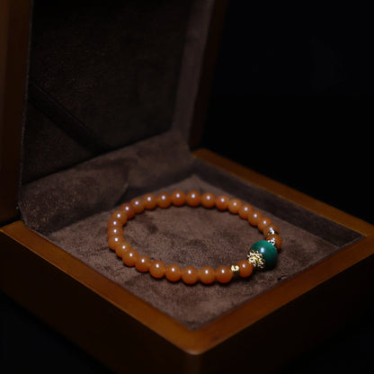 Quartz jade bracelet I（6mm）