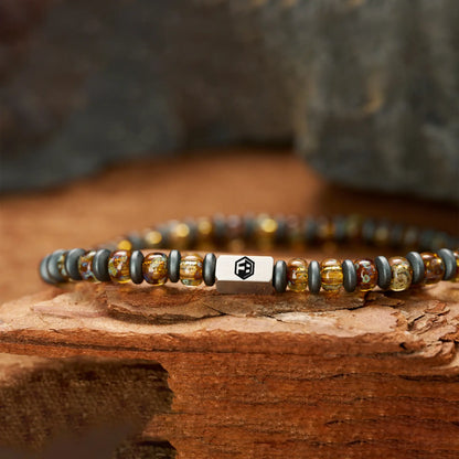 Liquid Sunshine Miyuki Seed Beads Bracelet — 4mm