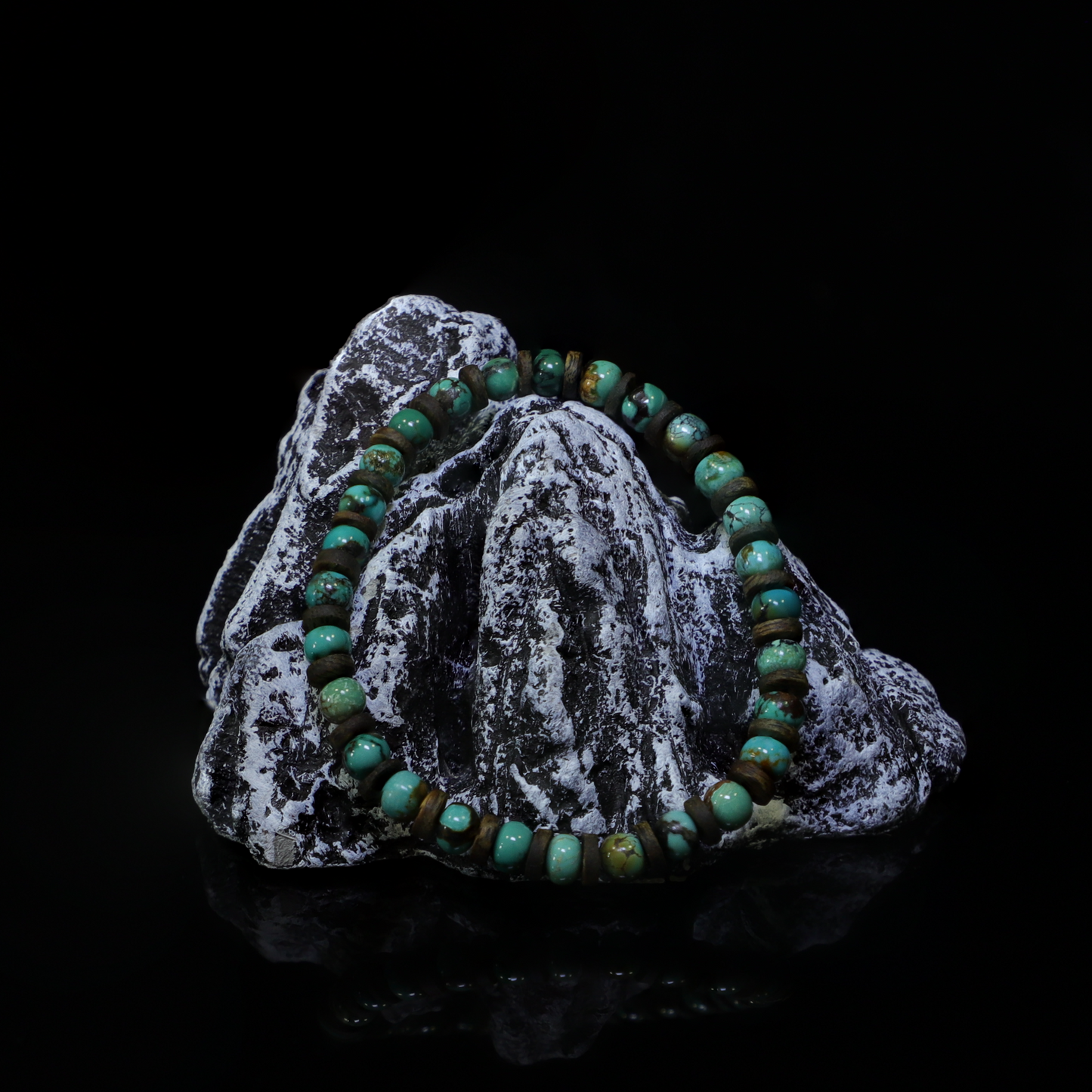 Camel-Turquoise Hematite Bracelet（6mm）