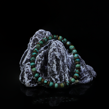 Camel-Turquoise Hematite Bracelet（6mm）