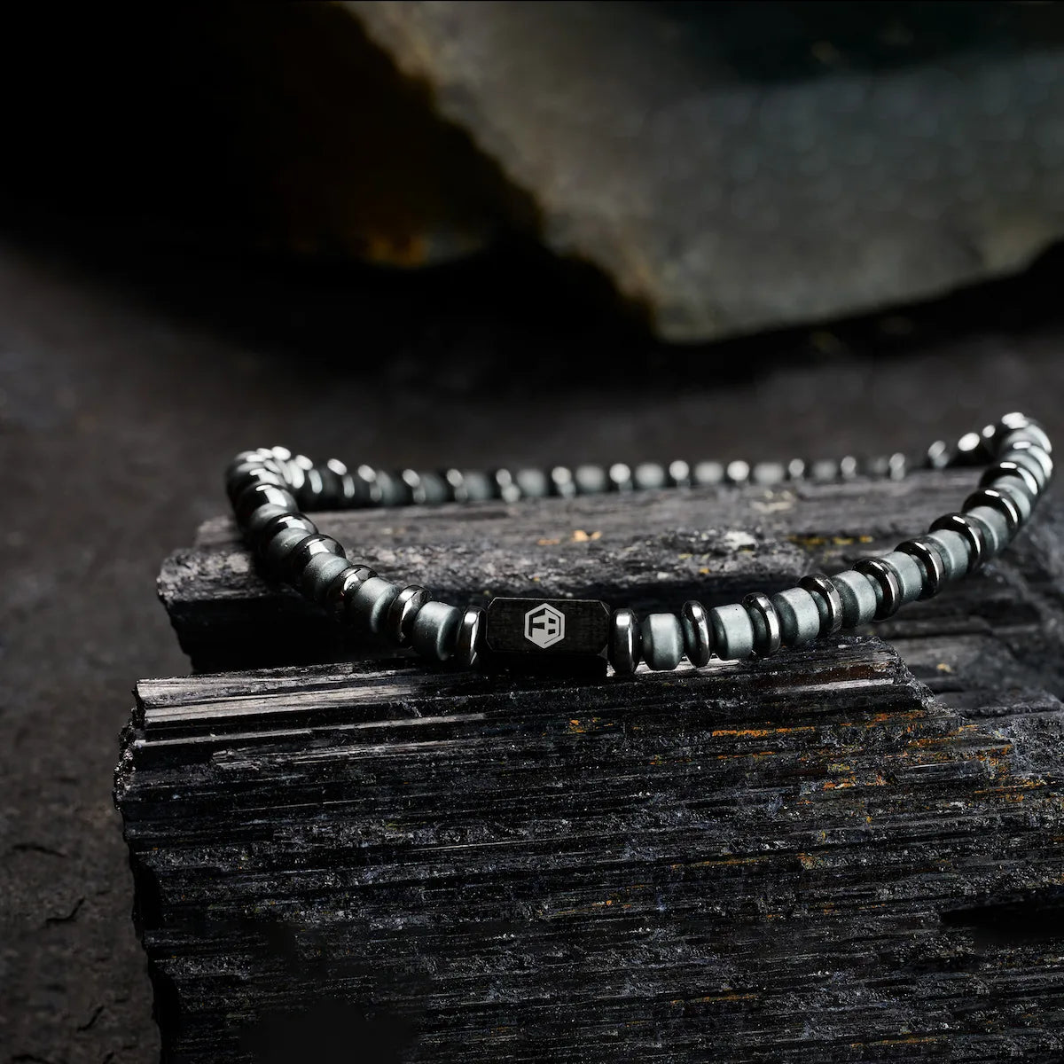 Black Hematite Bracelet — 4mm
