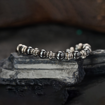 Hematite Guardian Couples Bracelet — 6mm