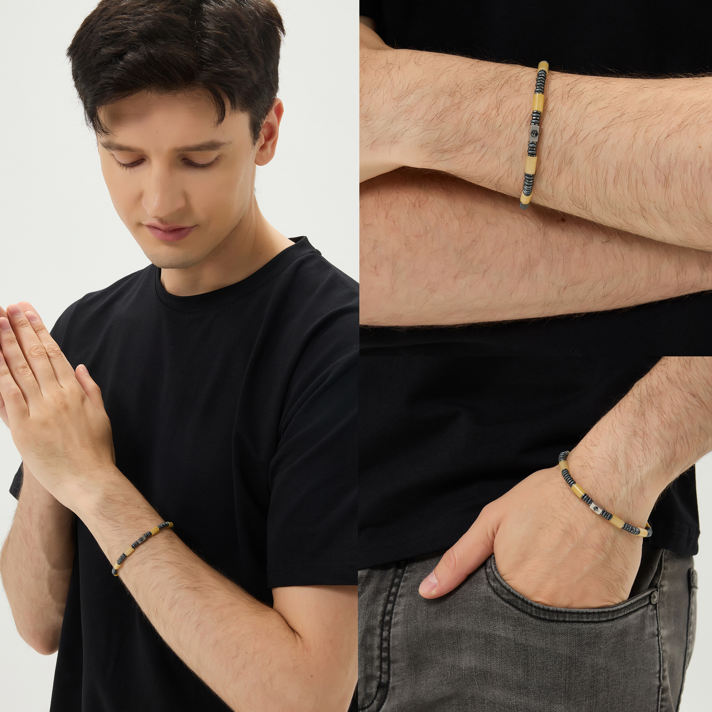 Yellow Jade Bracelet — 6mm