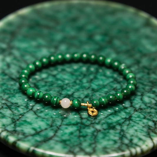 Malachite bracelet I(5mm)