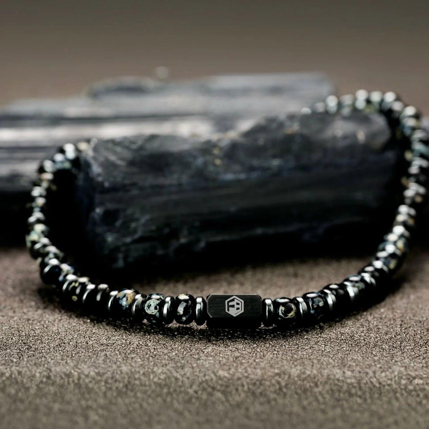 Black Night Miyuki Seed Beads Bracelet — 4mm