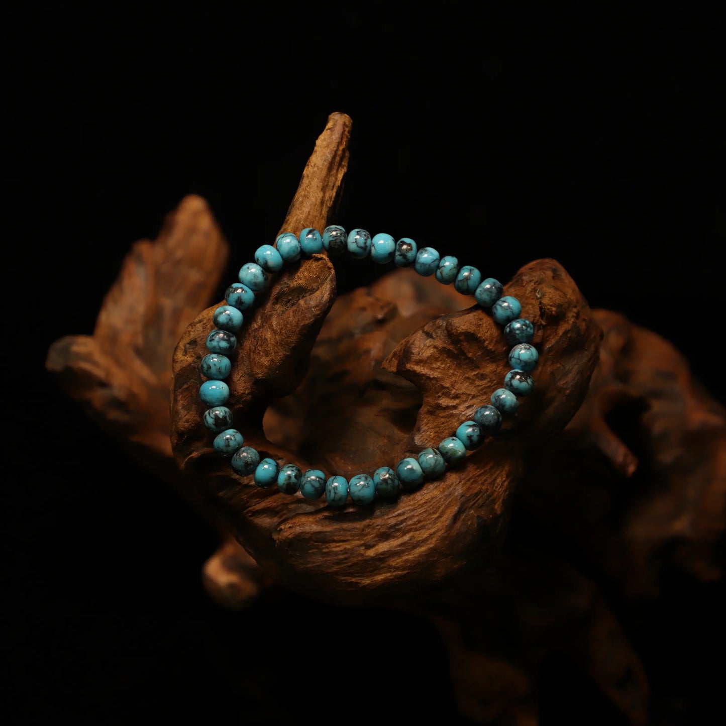 Turquoise Hematite Bracelet VI(6mm)