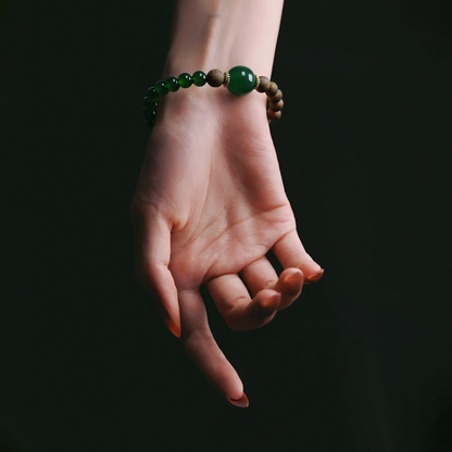 Agarwood-Jasper Bracelet
