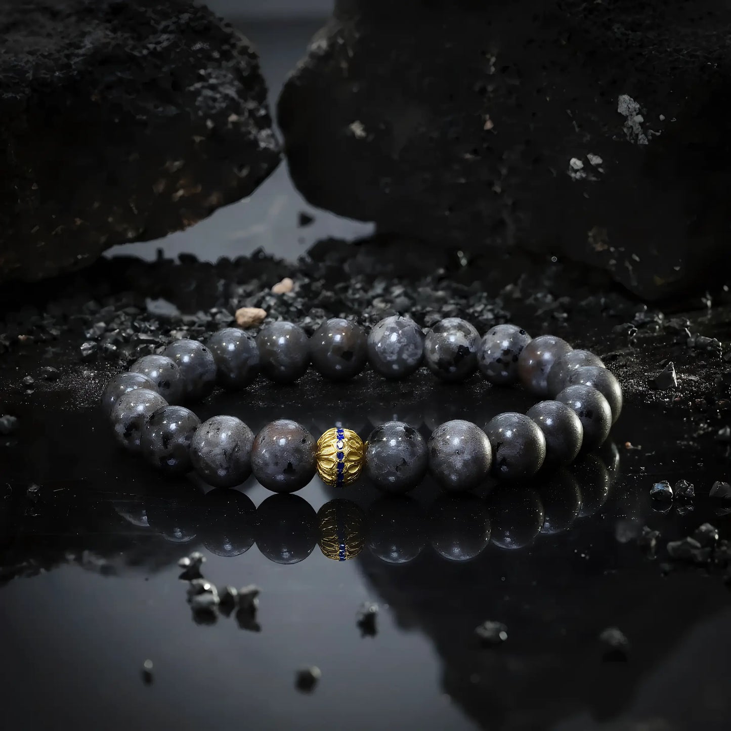 Flame Stone Bracelet(10mm)