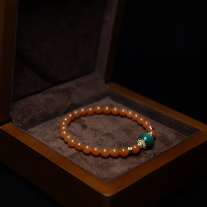 Quartz jade bracelet I（6mm）